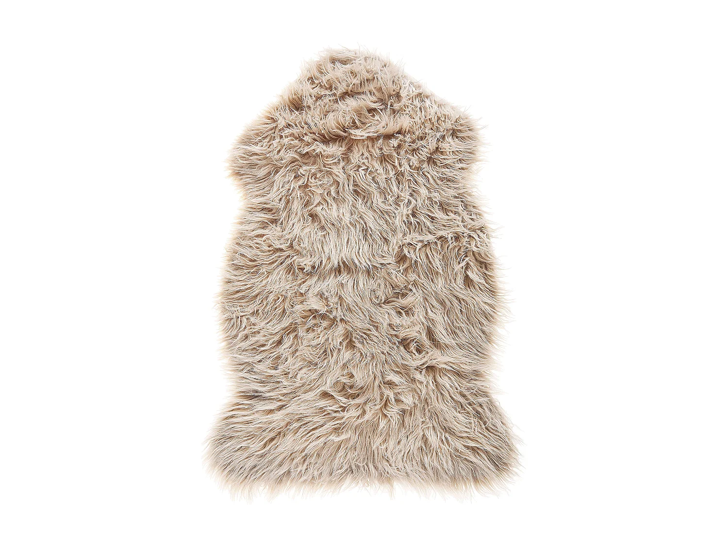 Tapis en fausse fourrure MUNGO Beige 63 x 95 cm