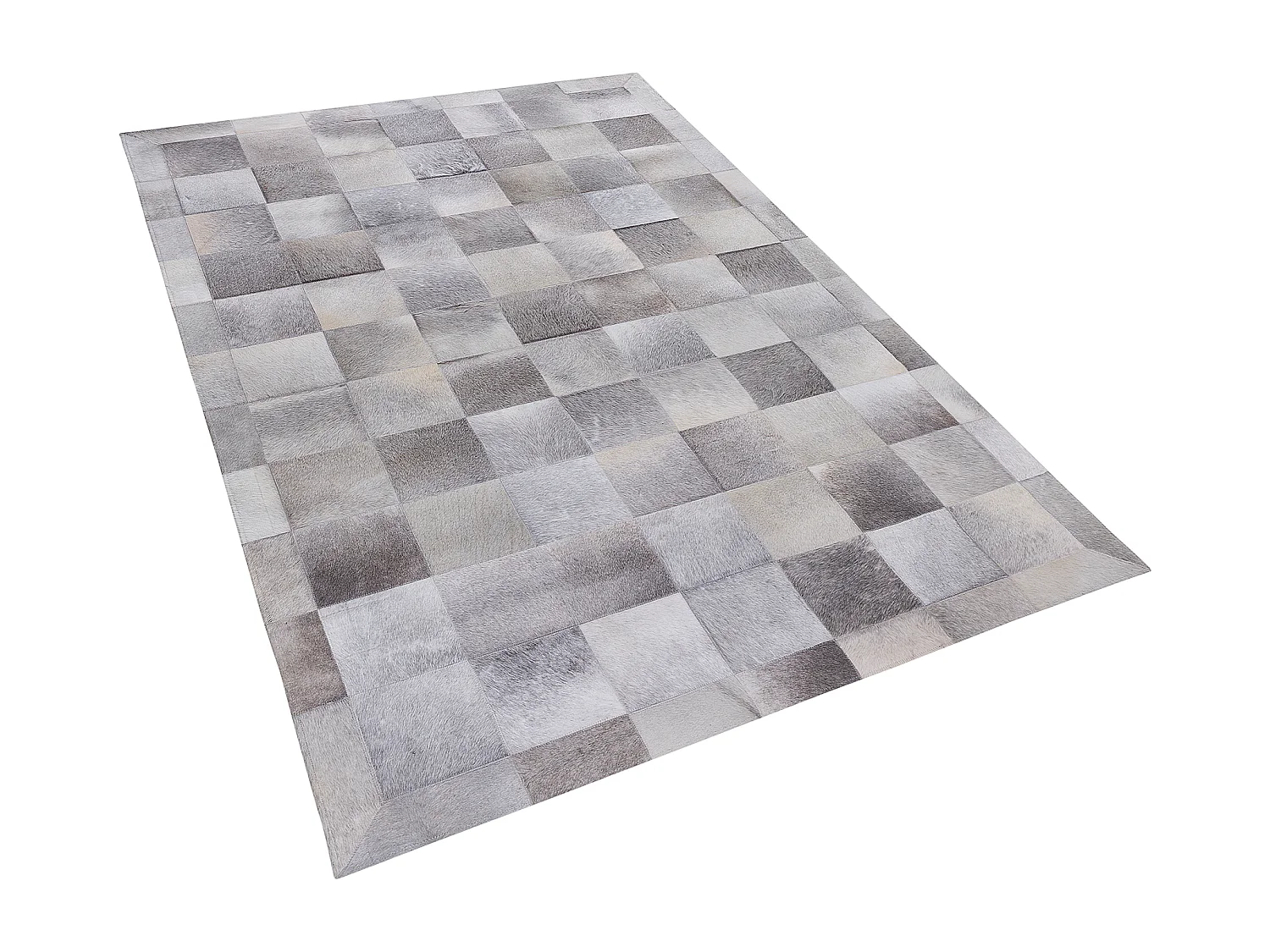 Tapis ALACAM Gris 140 x 200 cm Cuir
