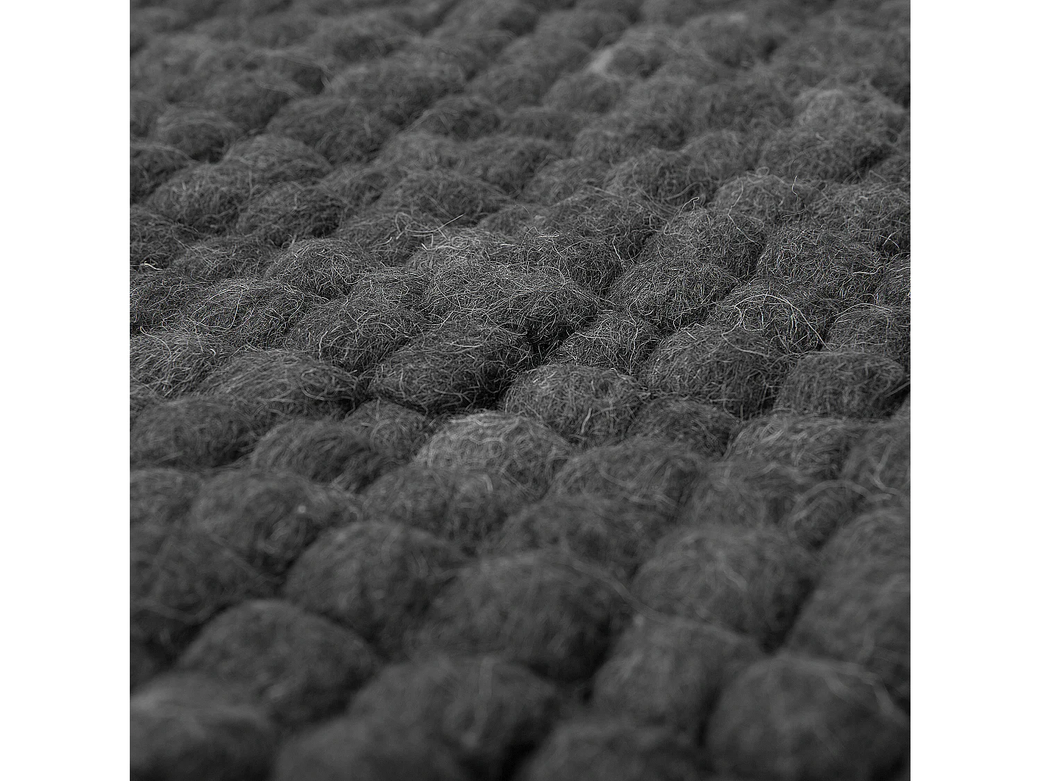 Tapis AMDO Gris foncé 160 x 230 cm Laine