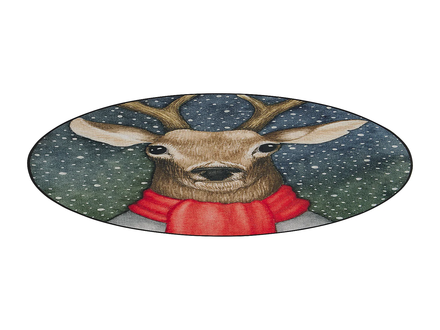 Vloerkleed polyester meerkleurig ⌀ 140 cm EREGLI