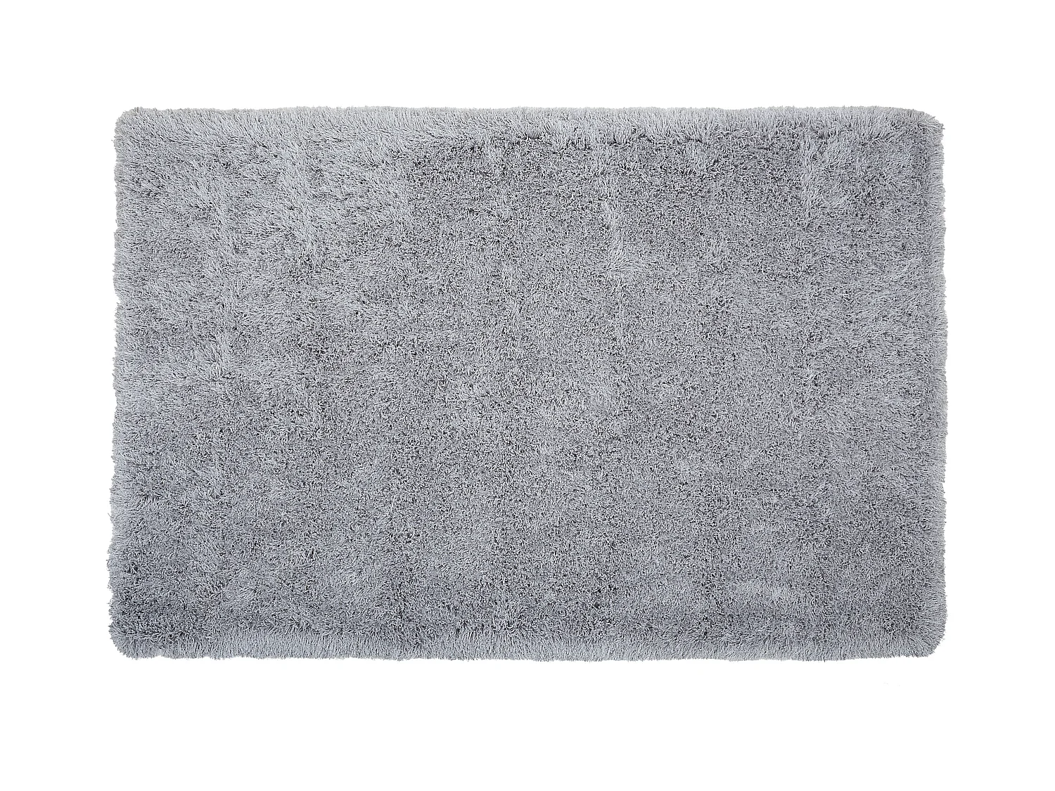 Tapis à poils longs CIDE Gris clair 140 x 200 cm