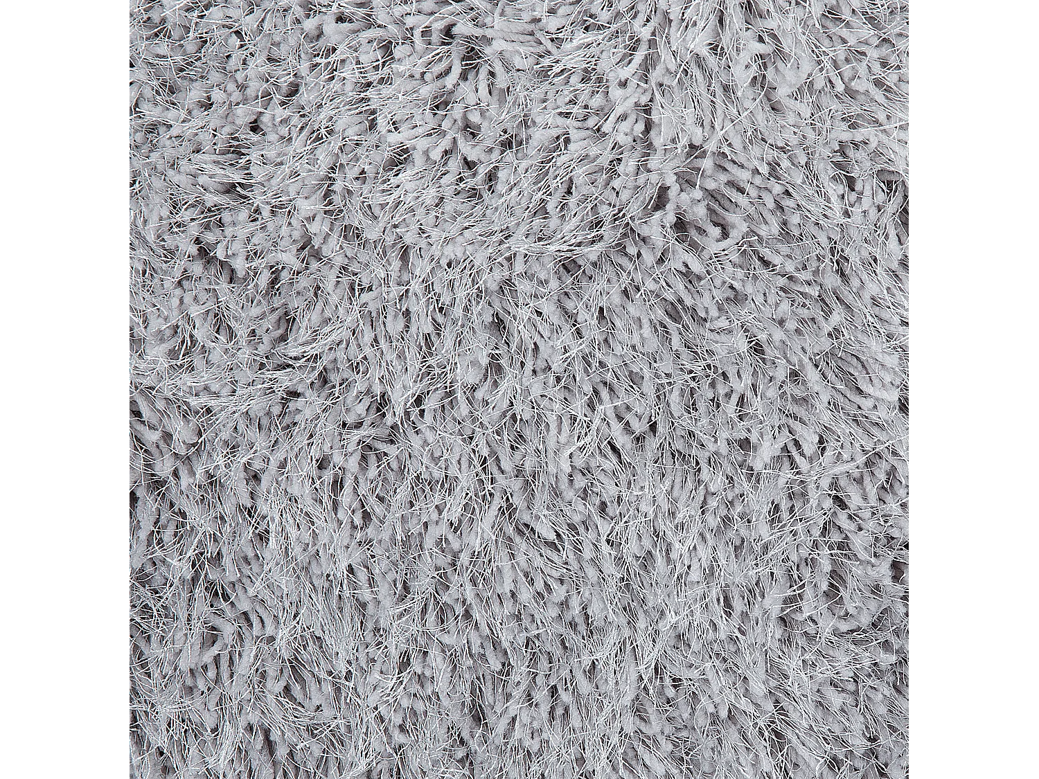 Tappeto shaggy rettangolare grigio chiaro 140 x 200 cm CIDE