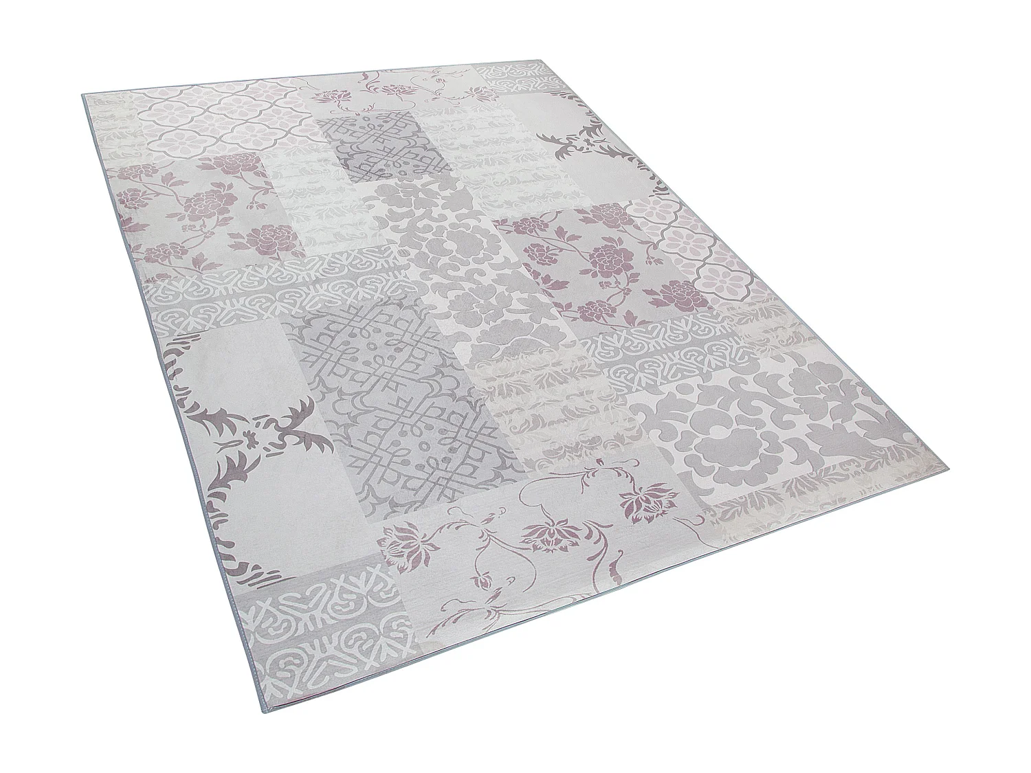 Teppich mehrfarbig 160 x 230 cm orientalisches Muster Kurzflor BALLICA