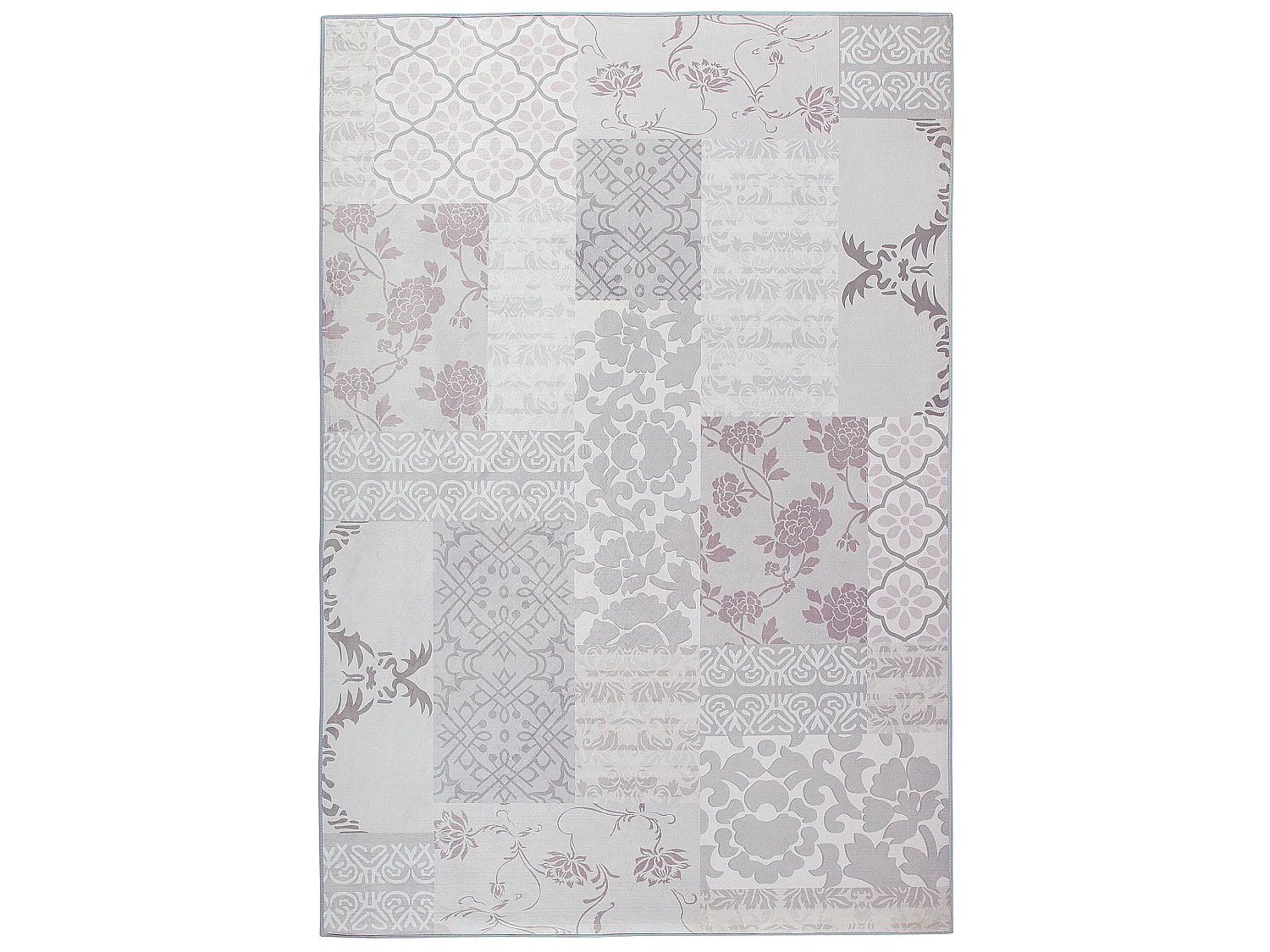 Tapis mosaïque 160 x 230 cm en tissu BALLICA