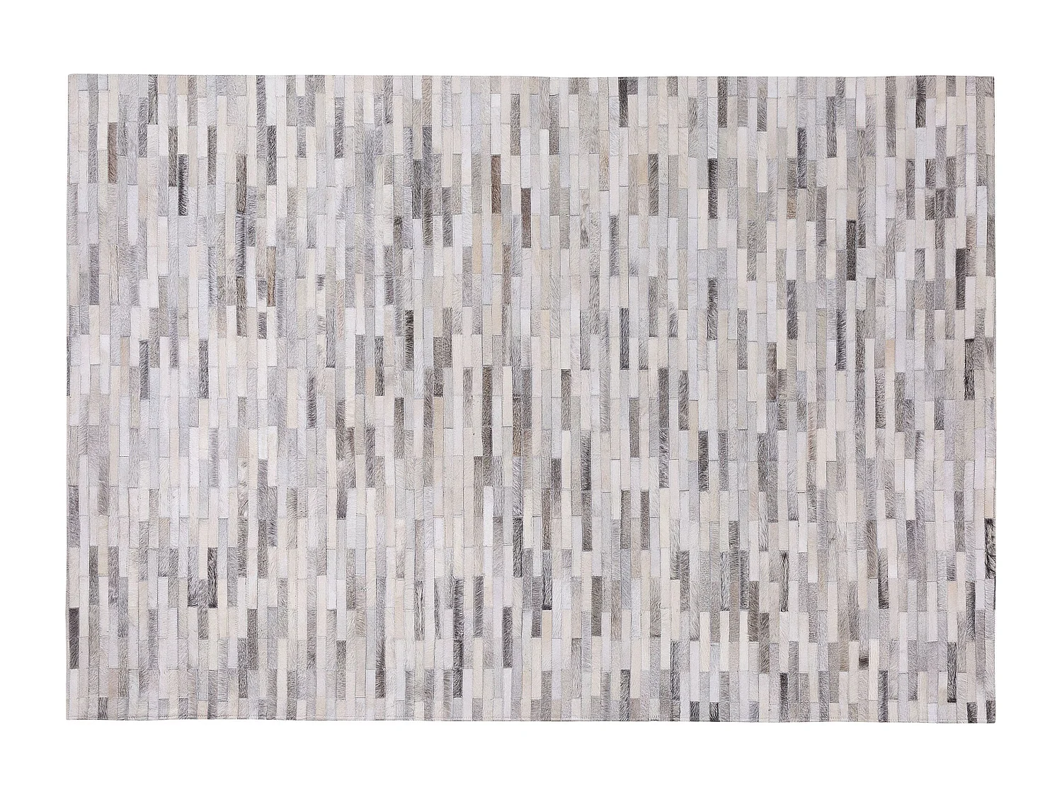 Tapis AHILLI Gris 160 x 230 cm Cuir