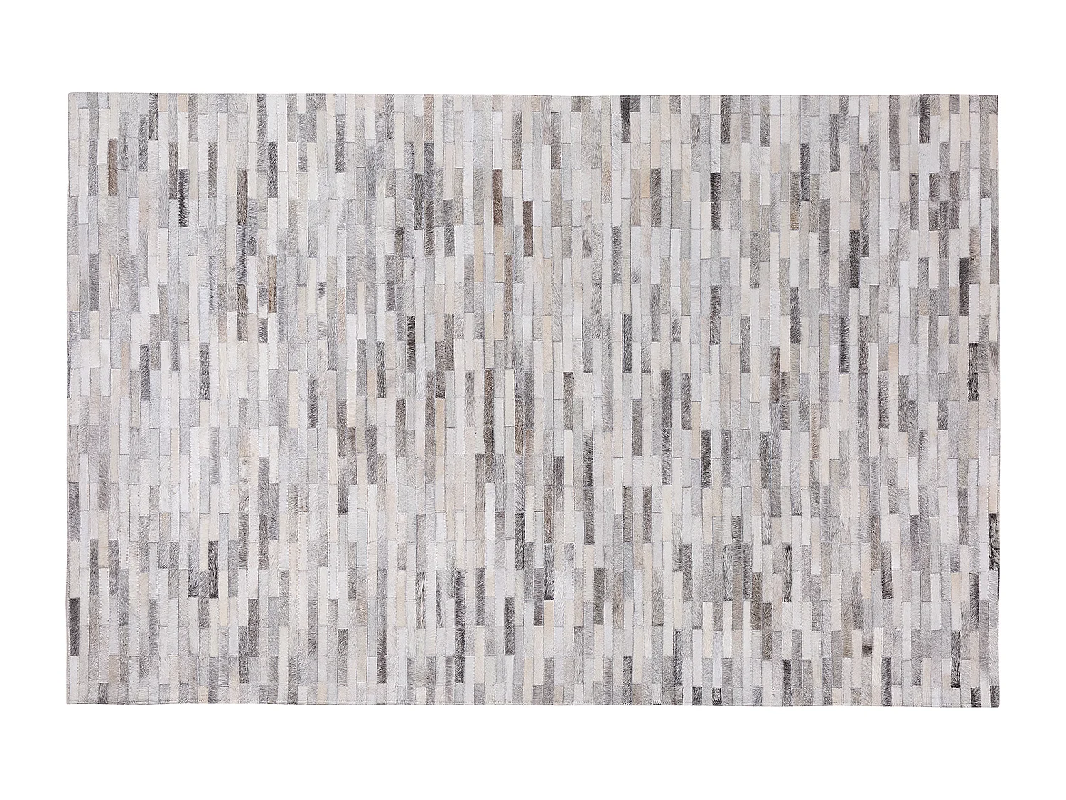 Tapis AHILLI Gris 160 x 230 cm Cuir