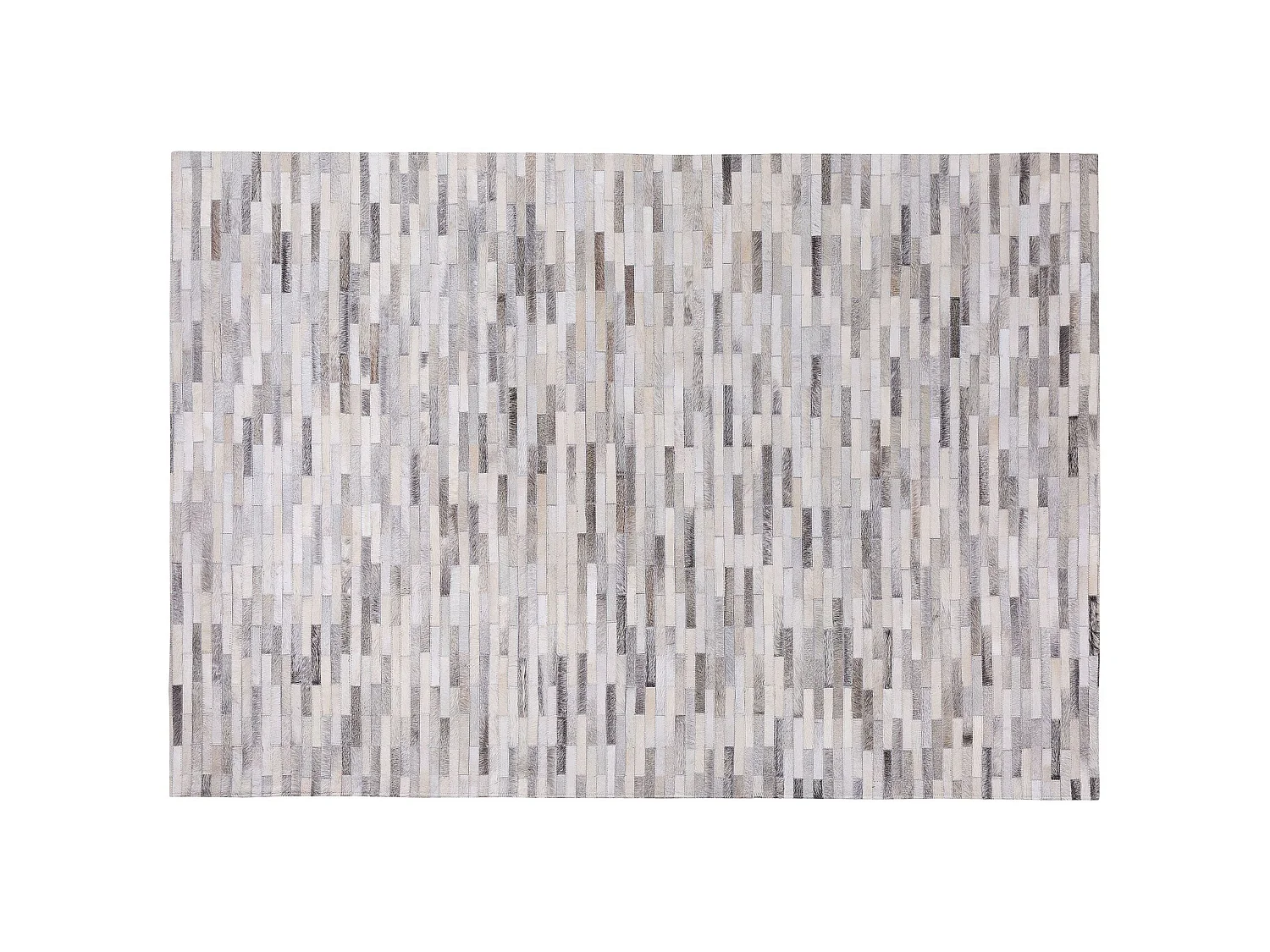 Tapis AHILLI 160 x 230 cm Cuir Gris