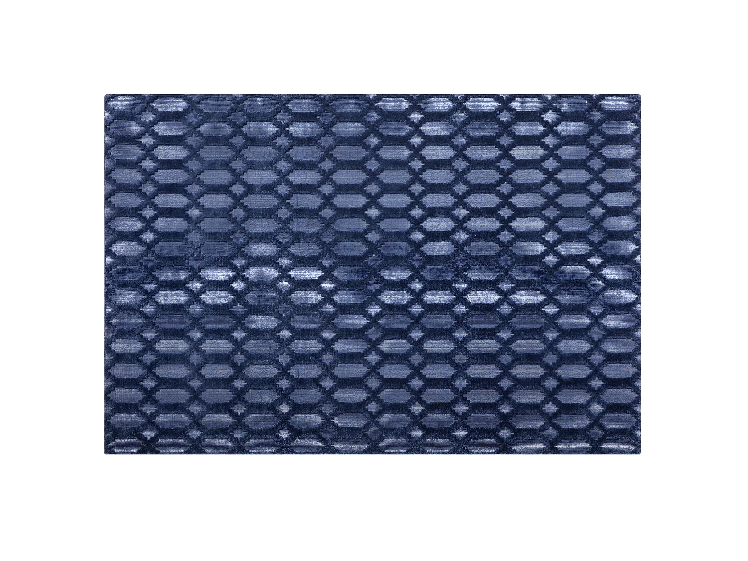 Tapis CIZRE Bleu marine 140 x 200 cm Soie artificielle
