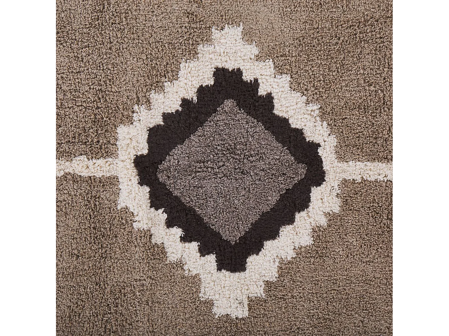 Dywan bawełniany 80 x 150 cm beżowy GEYVE