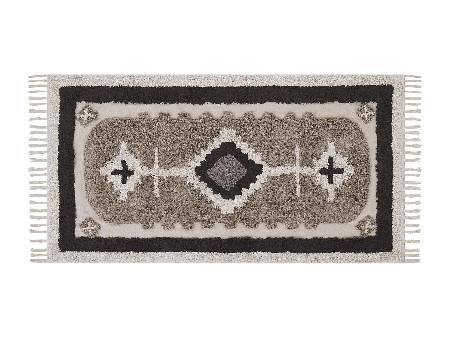 Tapis GEYVE Beige 80 x 150 cm Coton