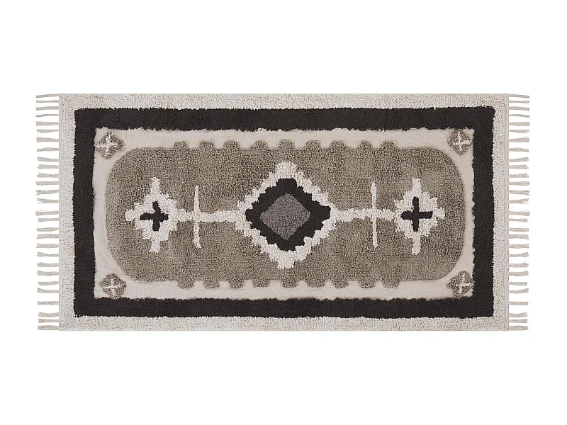 Tapis GEYVE Beige 80 x 150 cm Coton