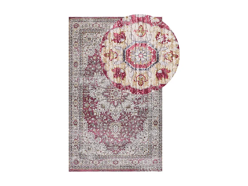 Tapis ARHAVI Rouge 150 x 230 cm