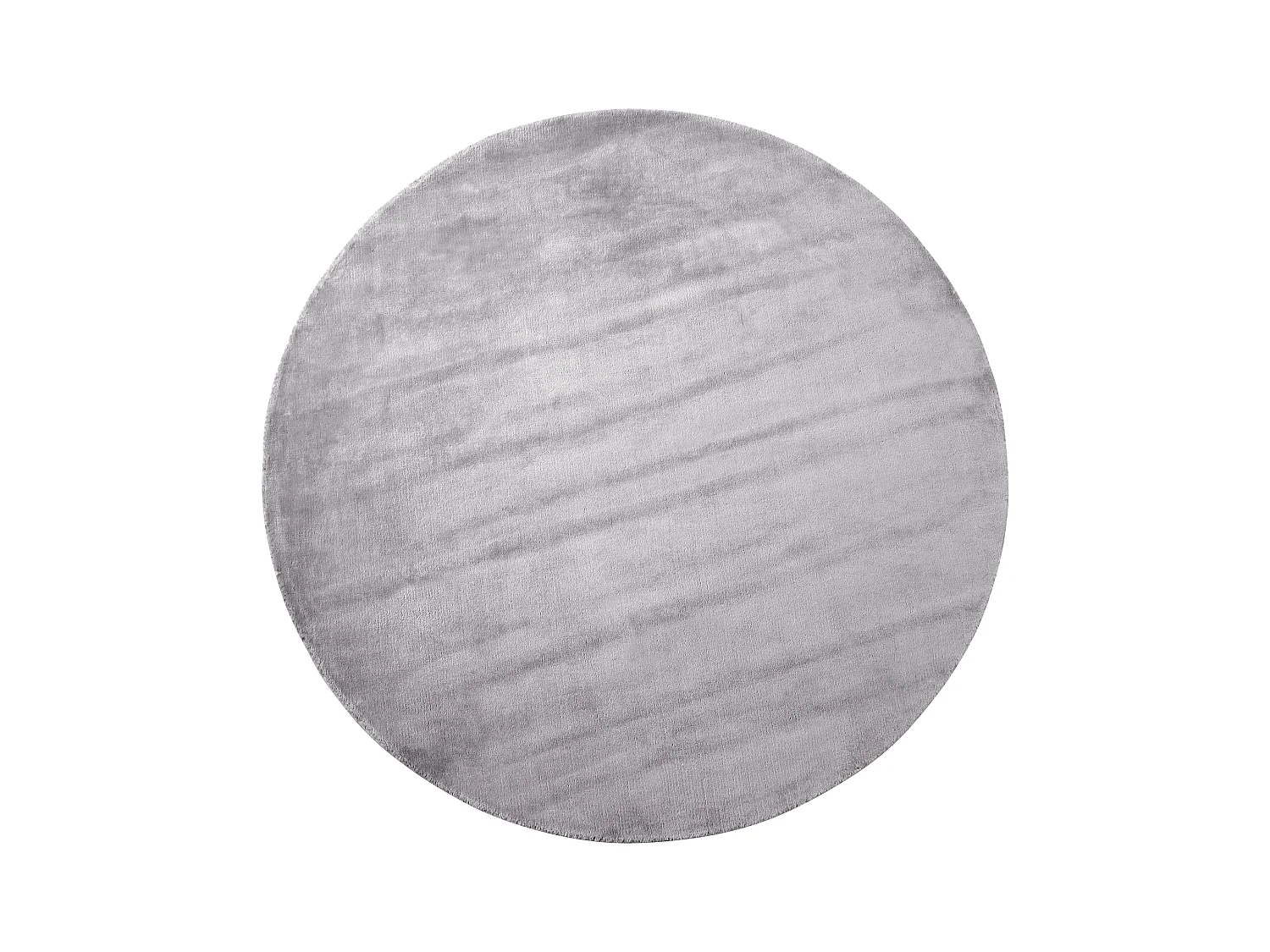 Tapis GESI II Gris clair ø 140 cm Soie artificielle