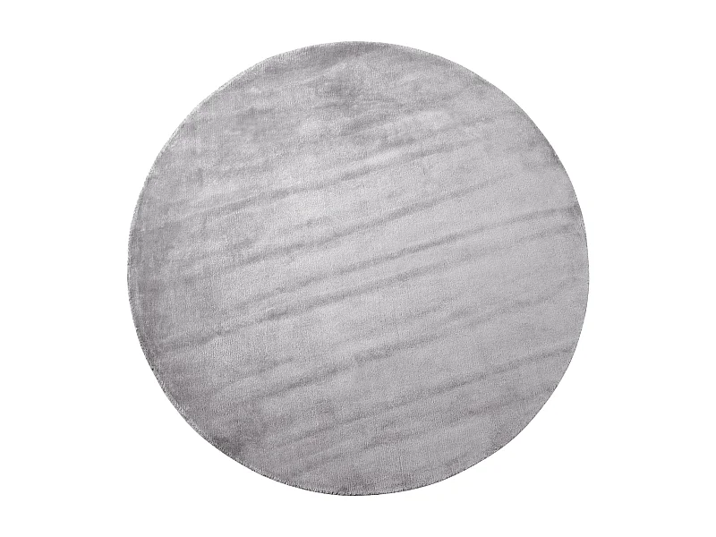 Tapis GESI II Gris clair ø 140 cm Soie artificielle