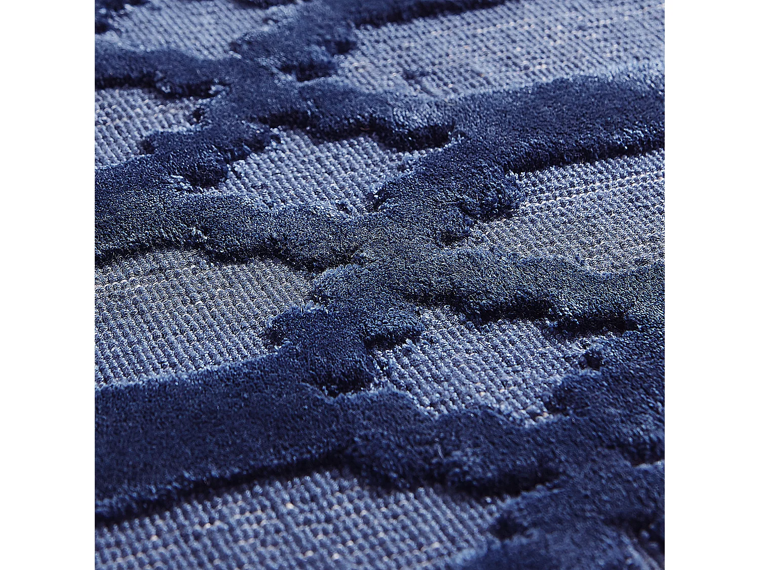 Tapis CIZRE Bleu marine 160 x 230 cm Soie artificielle