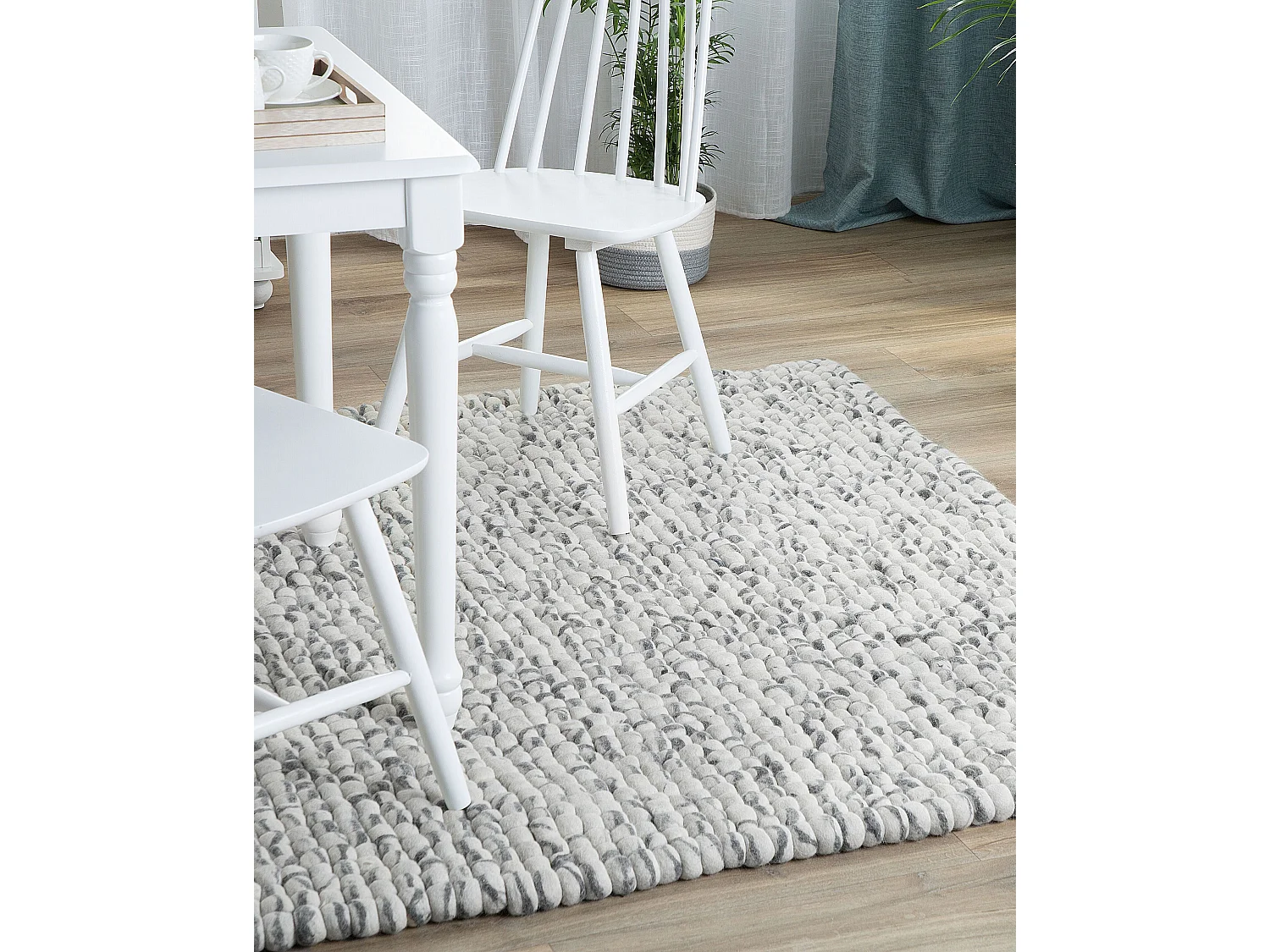 Tapis AMDO Gris clair 160 x 230 cm