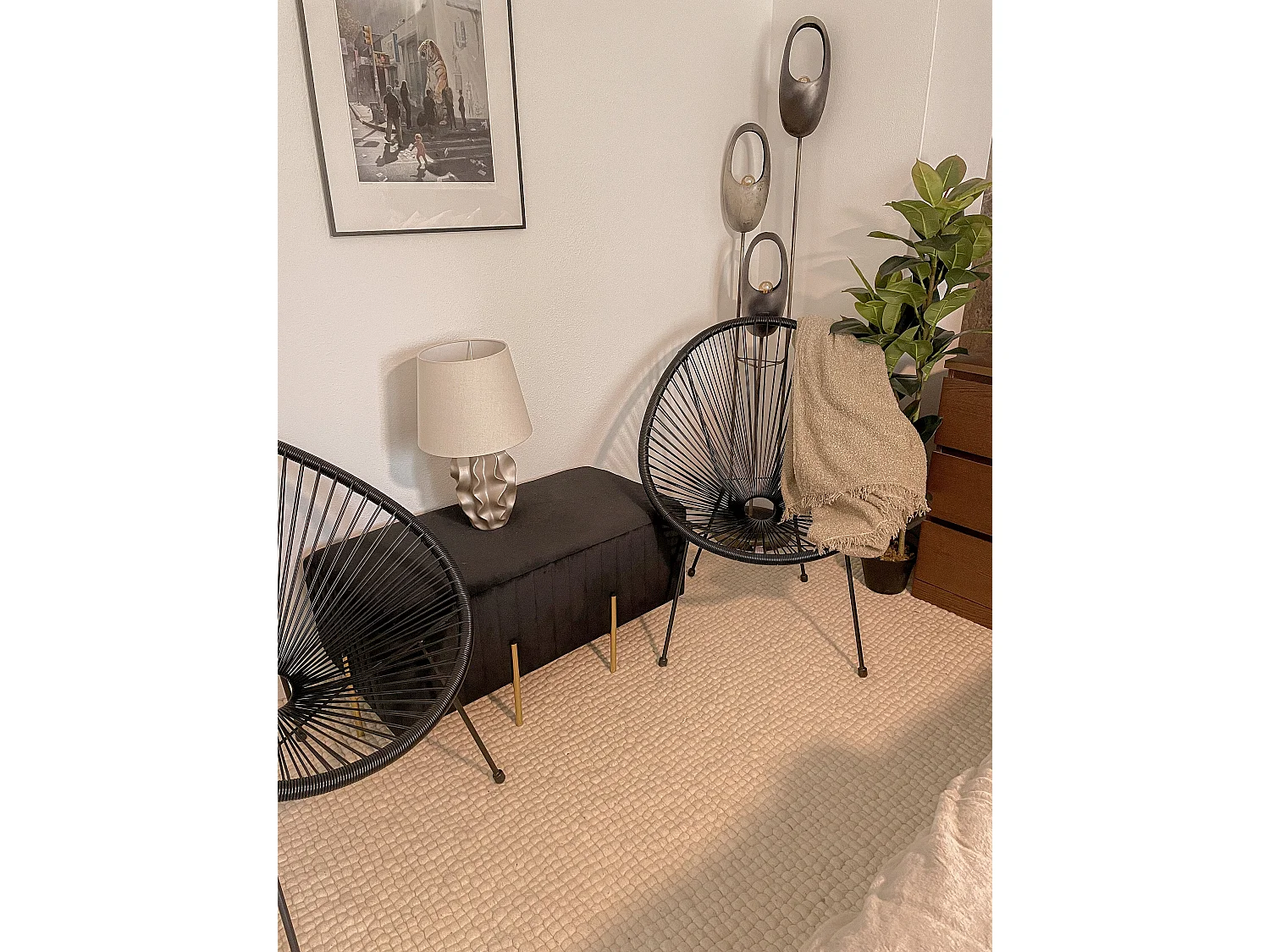 Tapis en laine gris clair 160 x 230 cm AMDO
