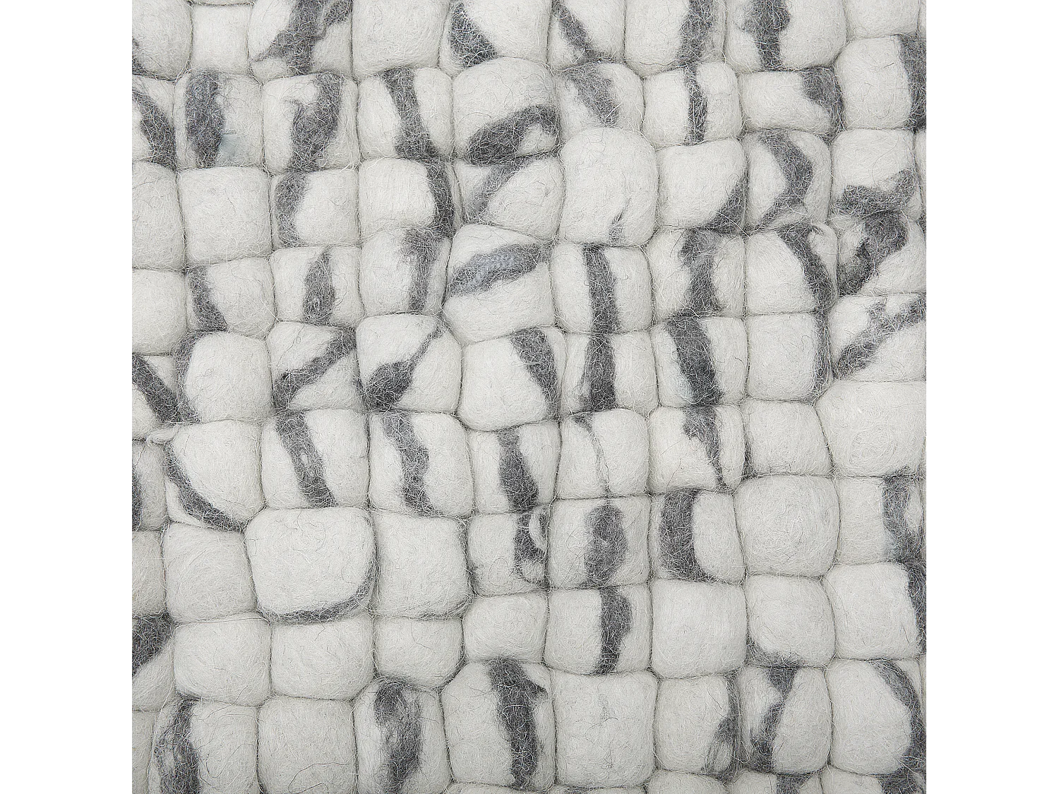 Tapete de lã cinzento claro 160 x 230 cm AMDO