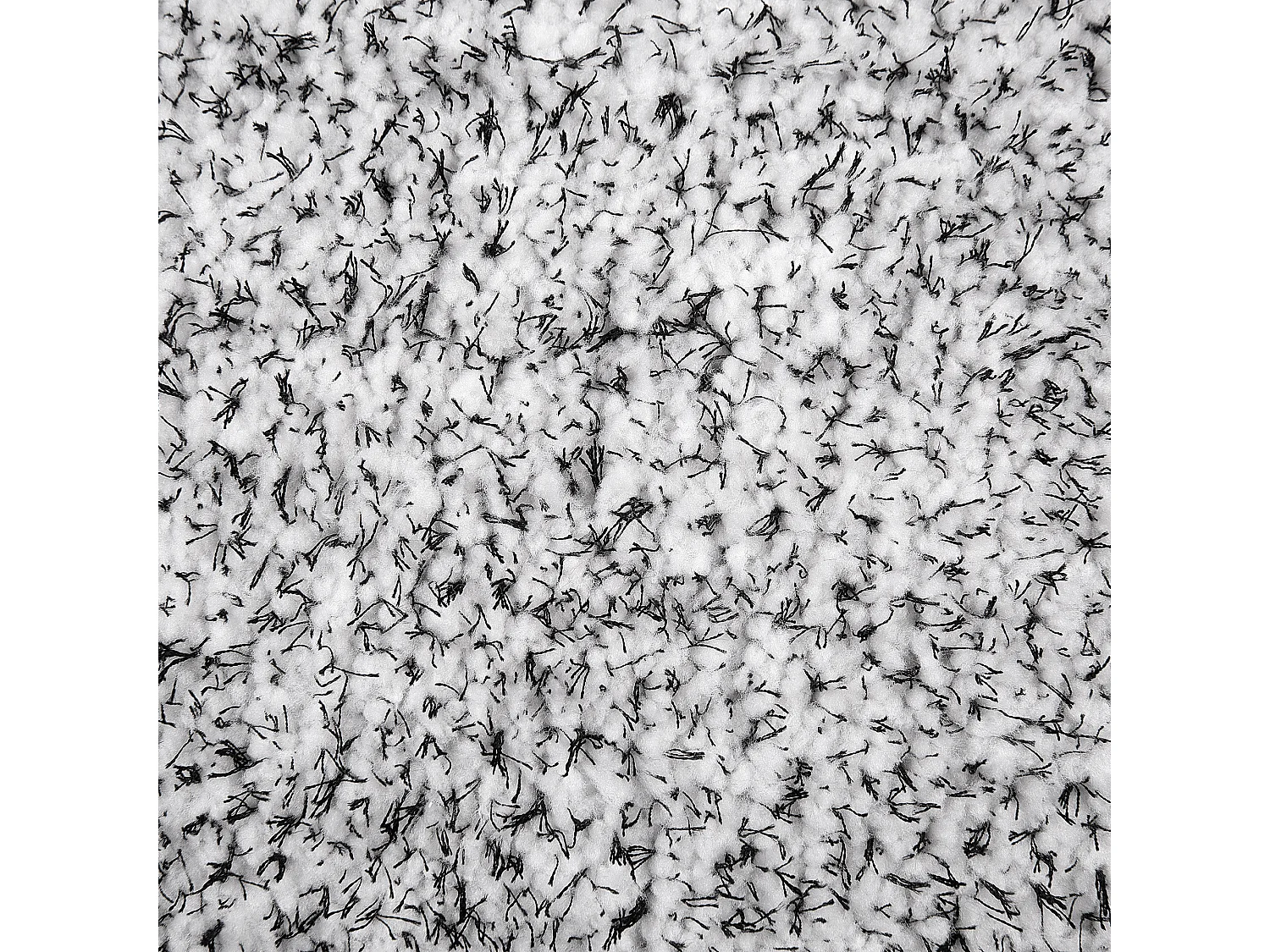 Teppich grau meliert 80 x 150 cm Shaggy DEMRE