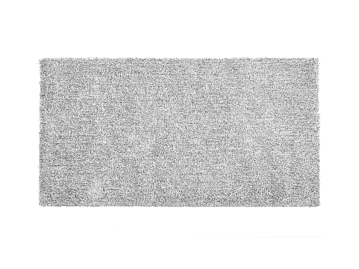 Tapis à poils longs DEMRE Gris 80 x 150 cm