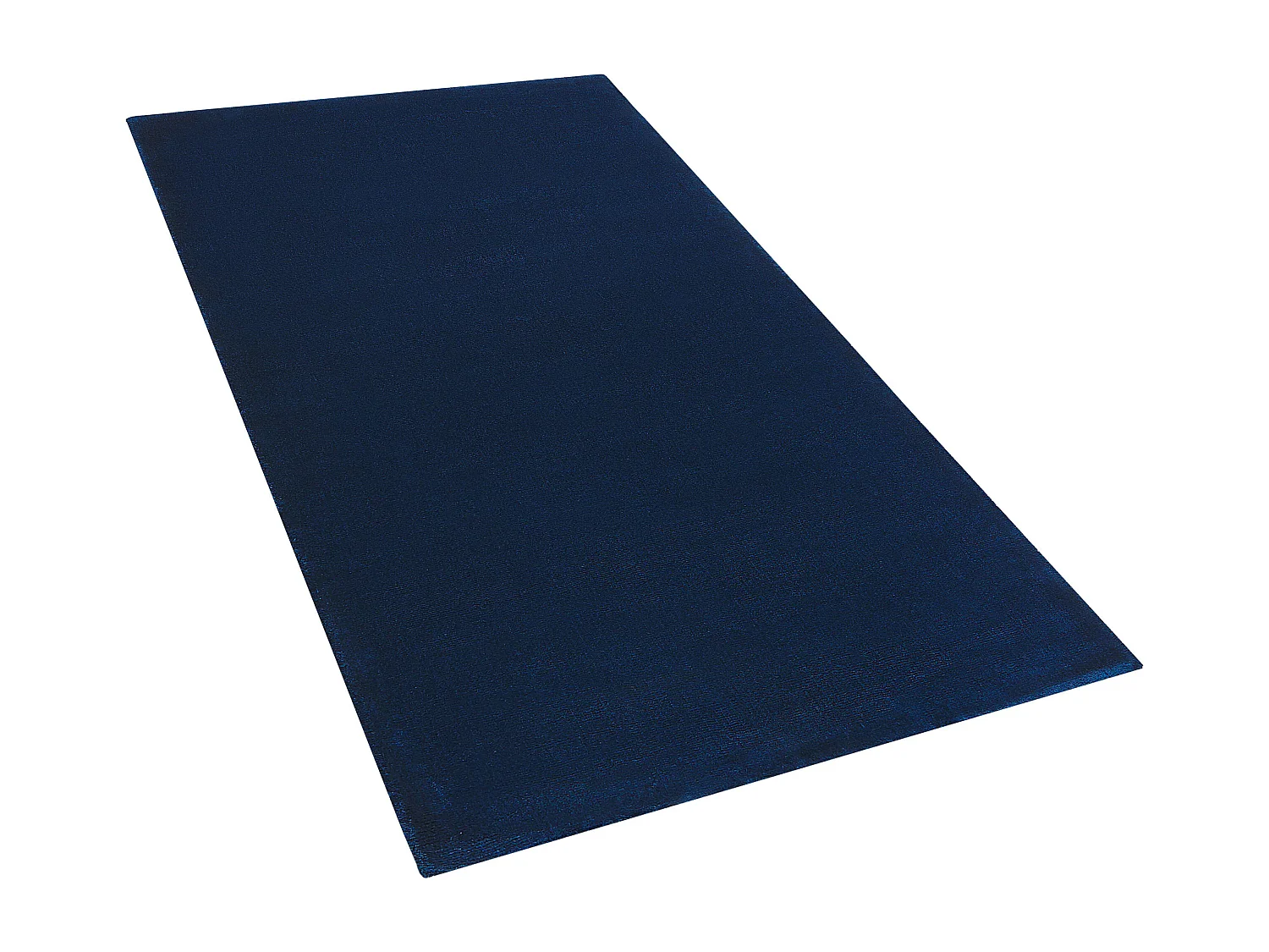 Vloerkleed viscose marineblauw 80 x 150 cm GESI II