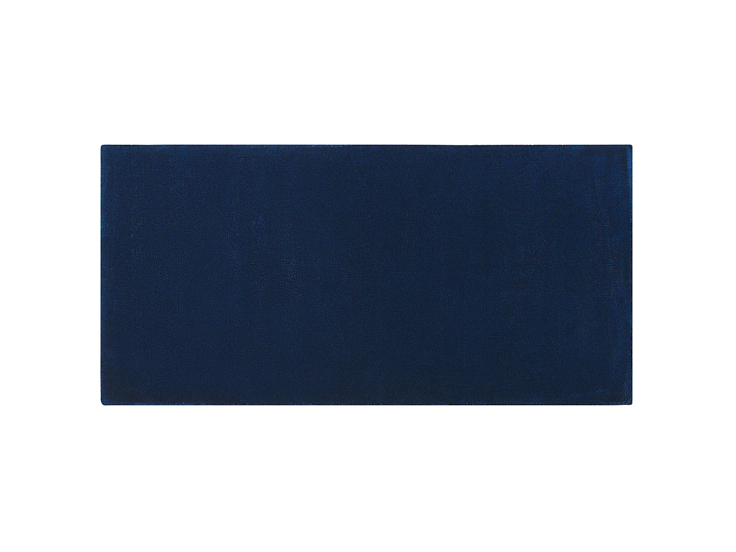 Alfombra de viscosa azul marino 80 x 150 cm GESI II