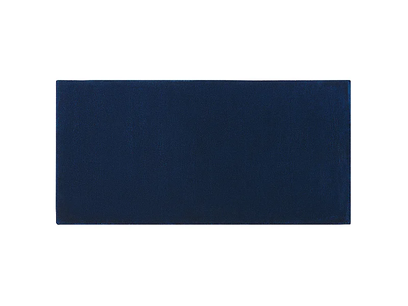 Tappeto viscosa blu scuro 80 x 150 cm GESI II