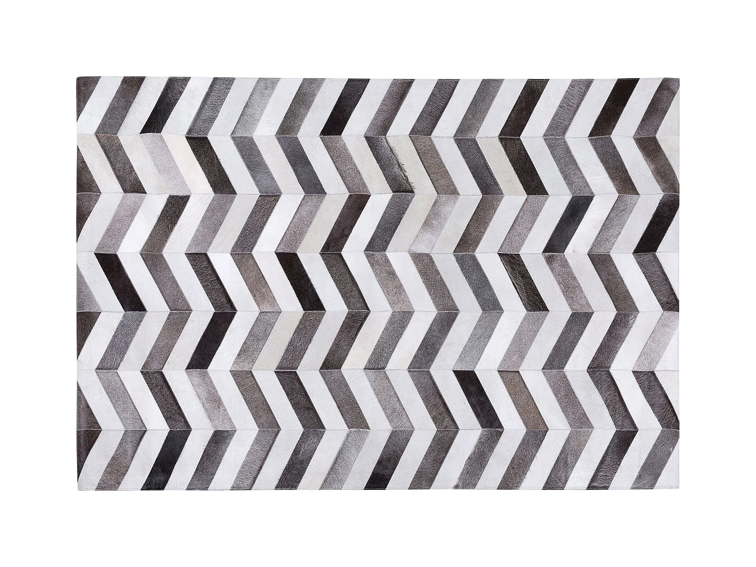 Alfombra AKSAZ 140 x 200 cm Piel Multicolor