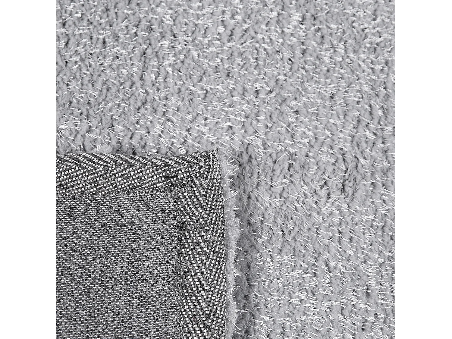 Tapis à poils longs DEMRE Gris clair 200 x 300 cm