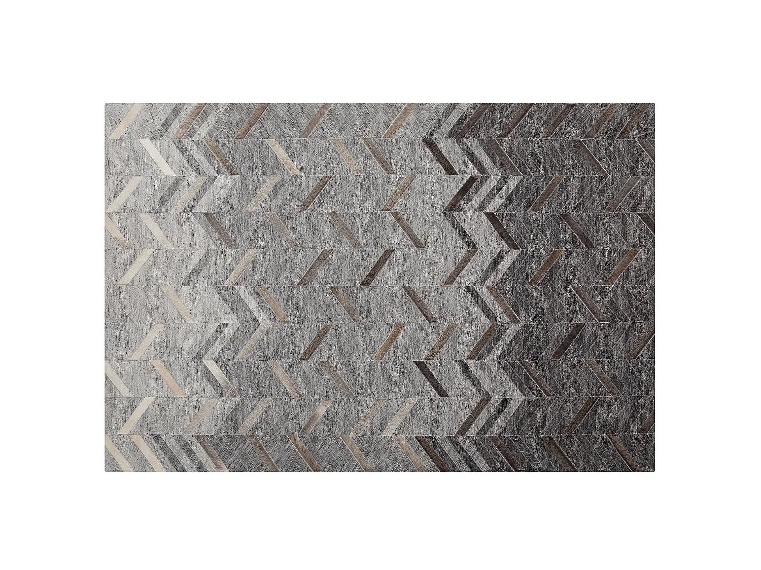 Alfombra ARKUM 140 x 200 cm Gris