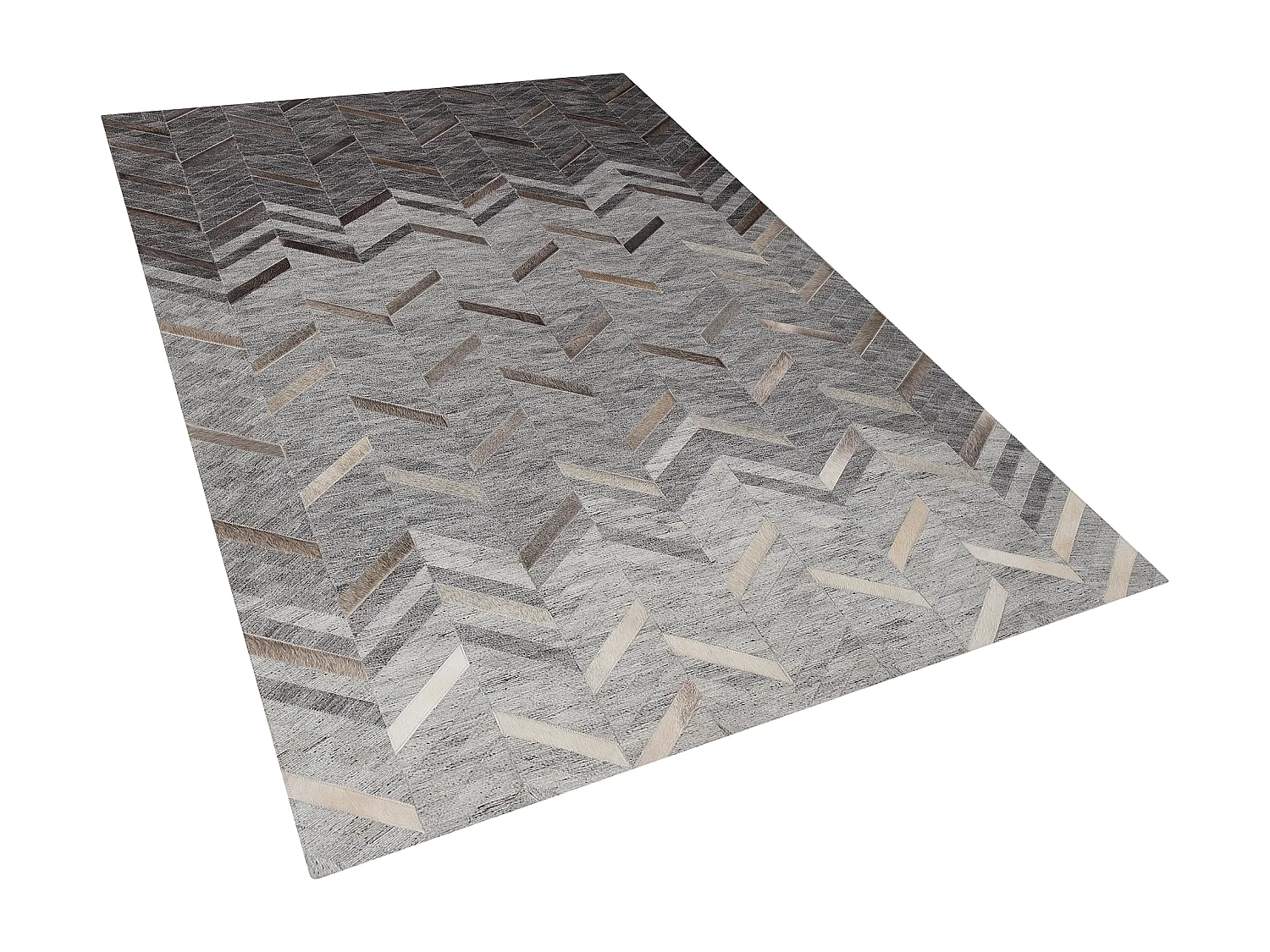 Vloerkleed ARKUM 140 x 200 cm Grijs