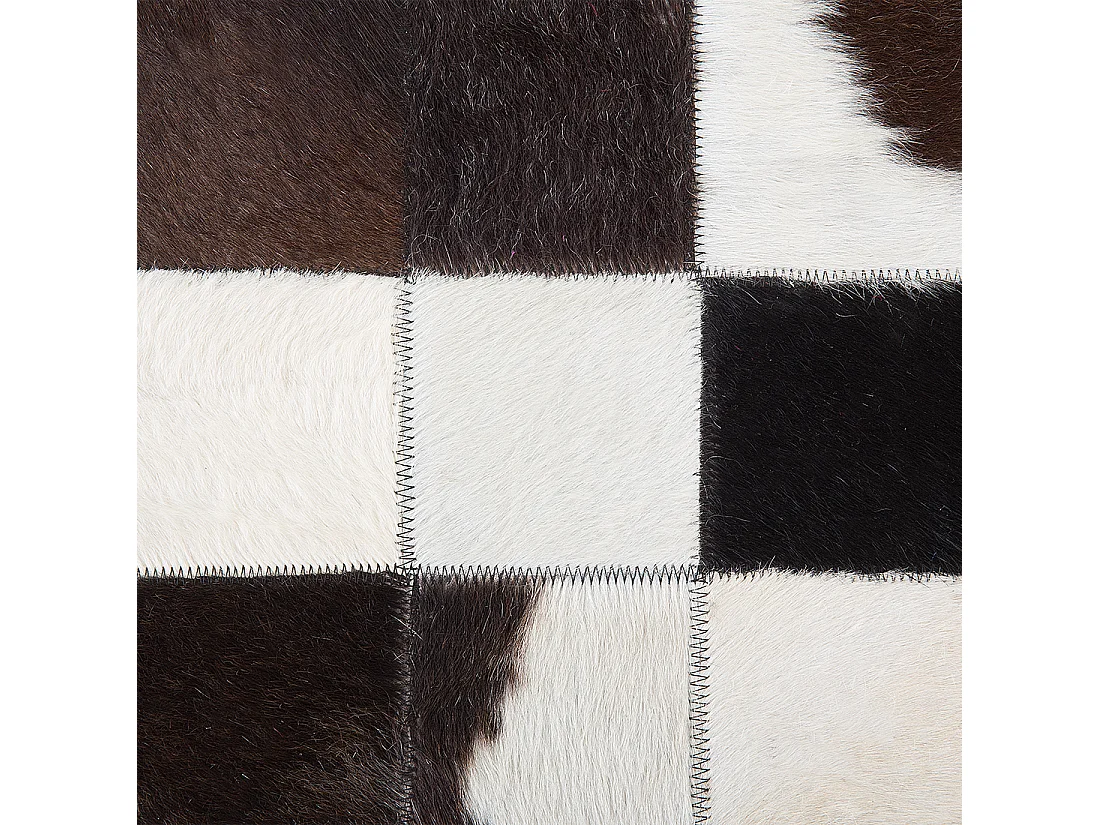 Tapis BERGAMA Marron ø 140 cm Cuir