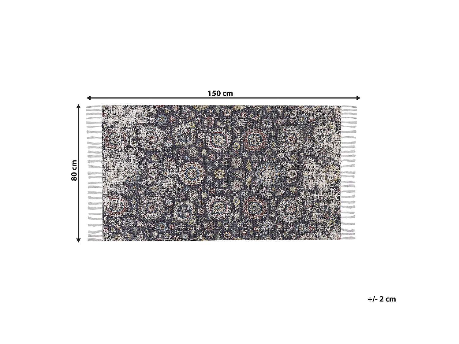 Tapis Multicolore 80 x 150 cm ARMUTALAN