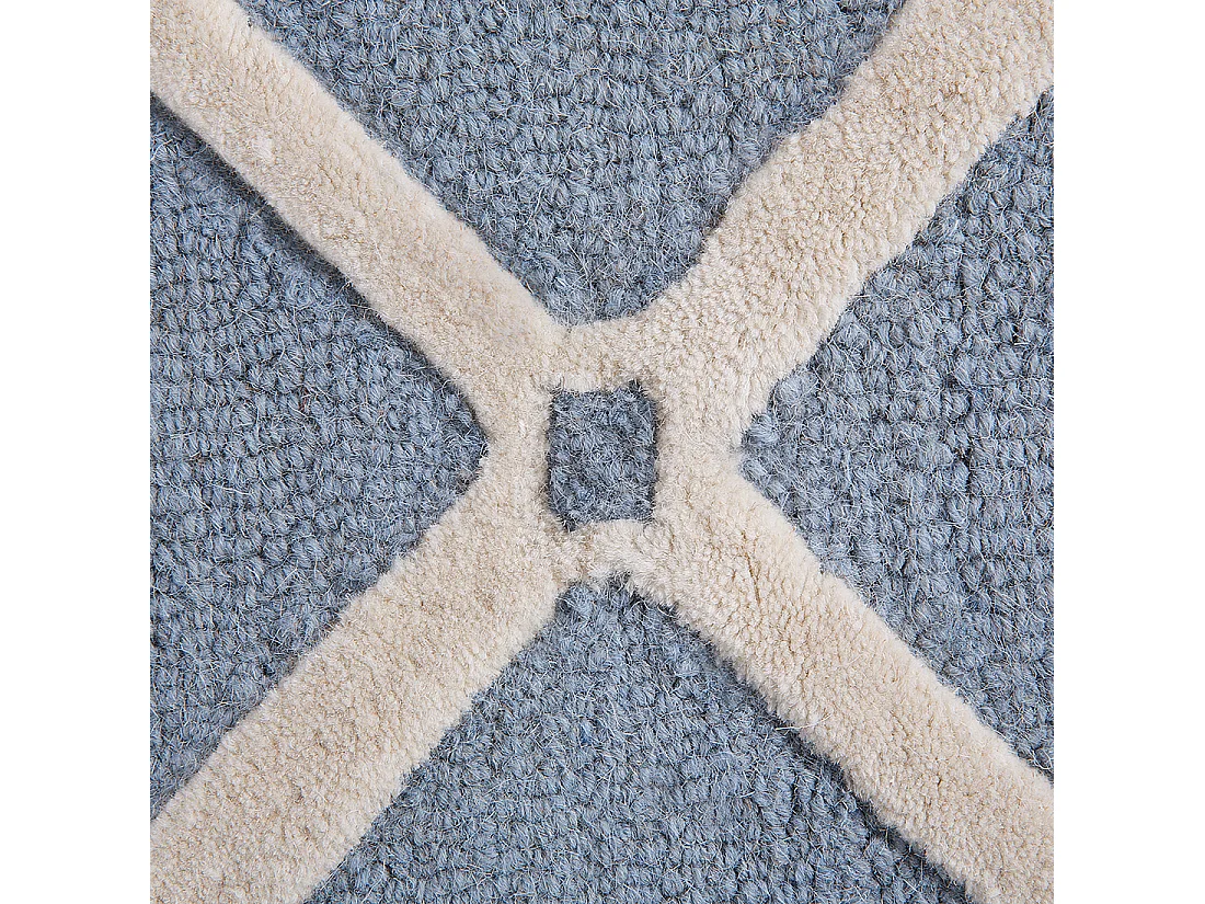 Tapis bleu clair 160 x 230 cm DALI