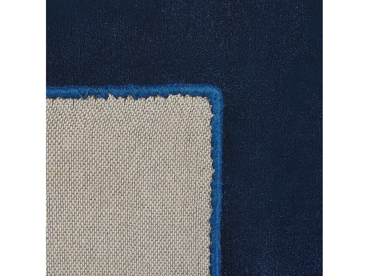 Tapete em viscose azul marinho 140 x 200 cm GESI II