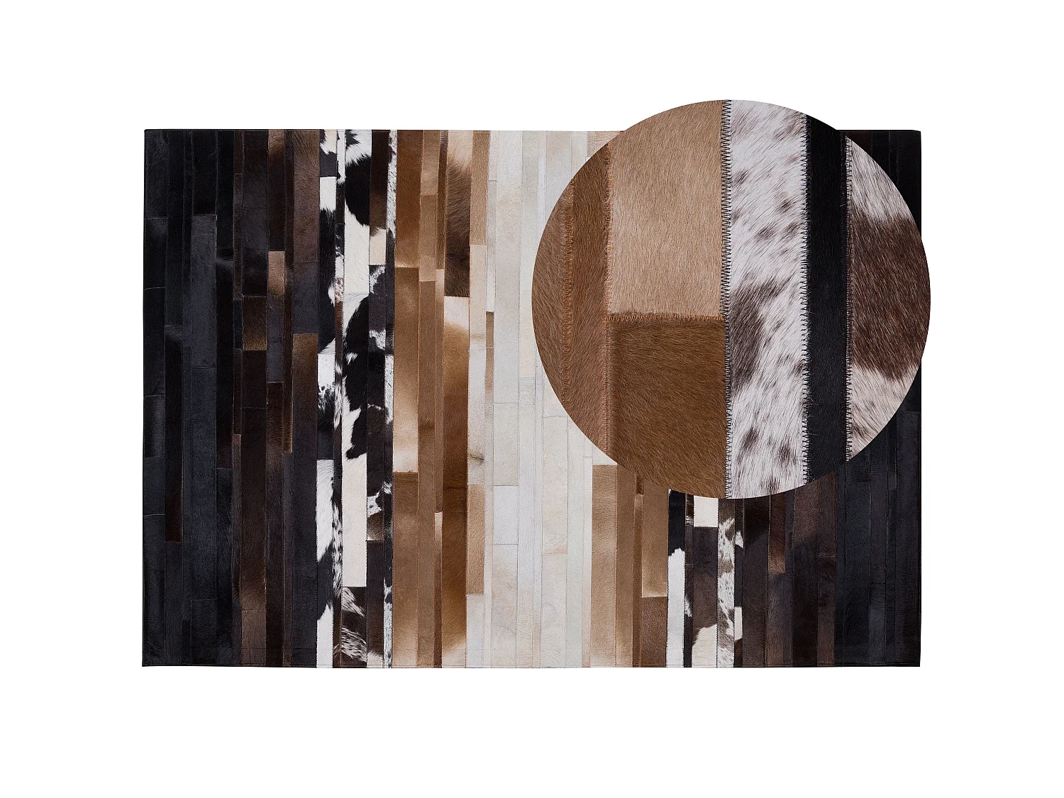 Tapis DALYAN Marron 160 x 230 cm Cuir