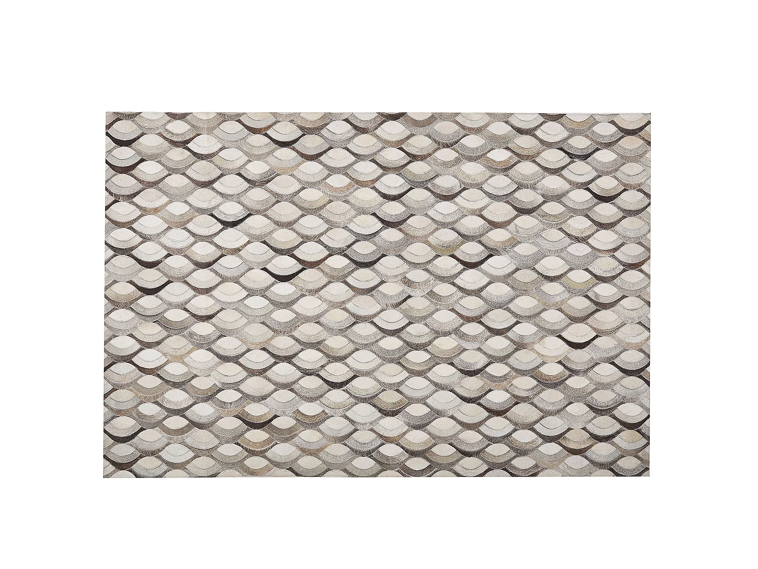 Tapis KIRCA 140 x 200 cm Cuir Beige