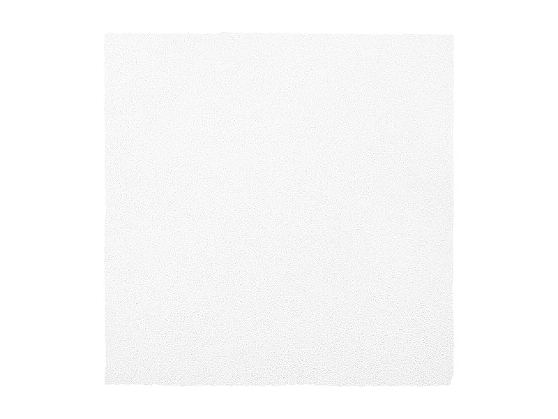 Tapis à poils longs DEMRE Blanc 200 x 200 cm