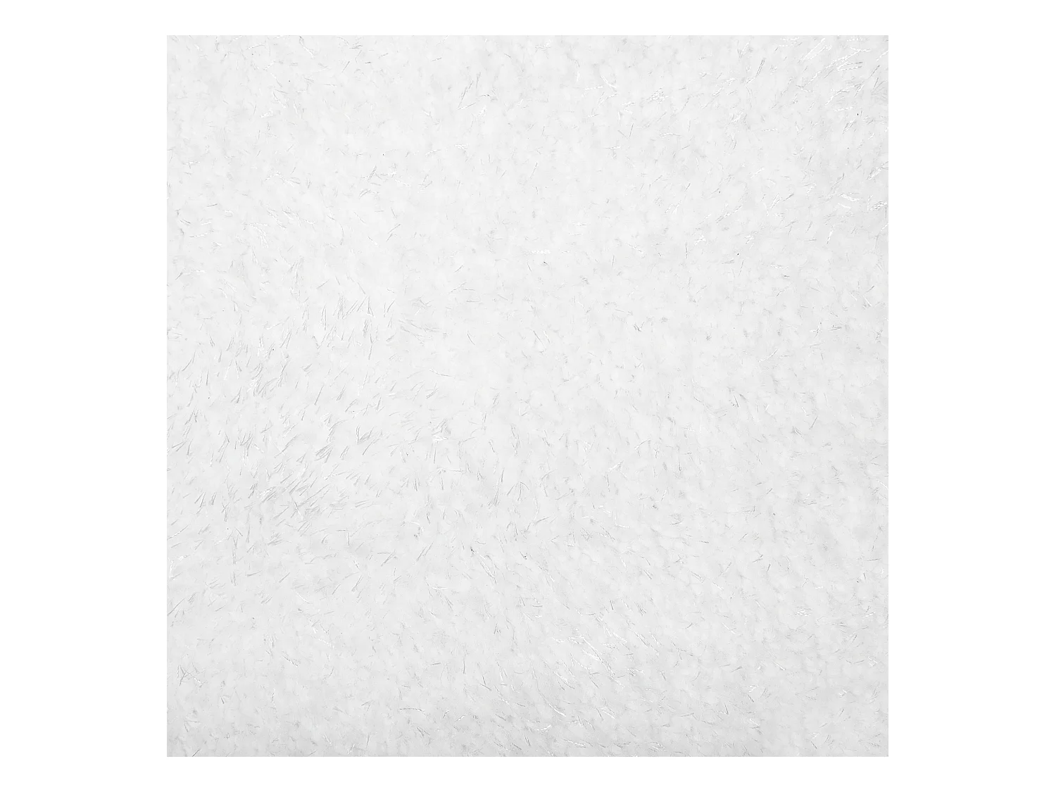 Tapis à poils longs DEMRE Blanc 200 x 200 cm