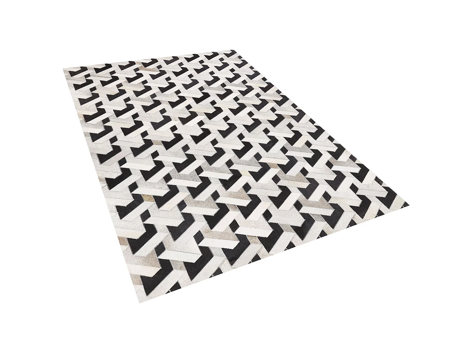 Tapis NARMAN 160 x 230 cm Cuir Gris