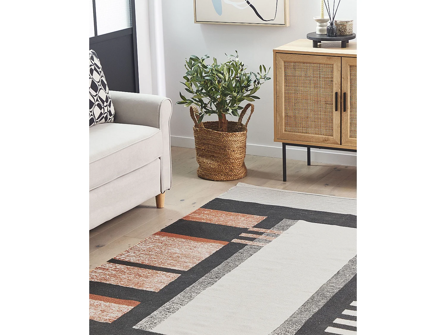 Tapis KAKINADA Multicolore 140 x 200 cm Coton