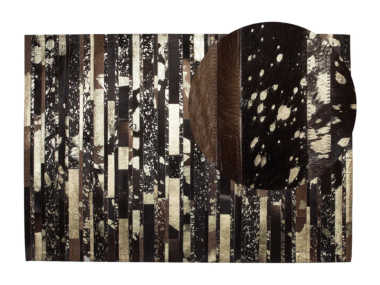 Tapis ARTVIN Marron 160 x 230 cm Cuir