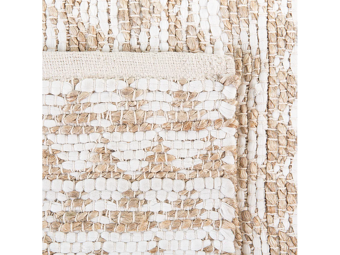 Vloerkleed katoen beige 80 x 150 cm TUNCELI