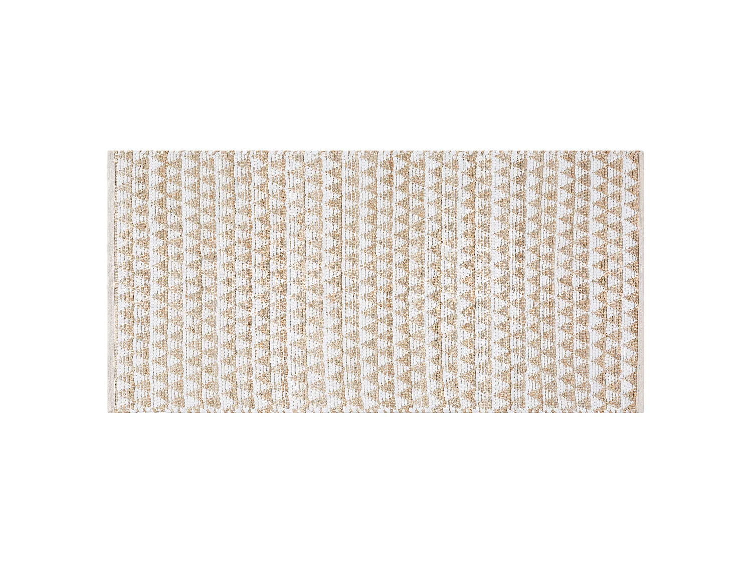 Vloerkleed katoen beige 80 x 150 cm TUNCELI