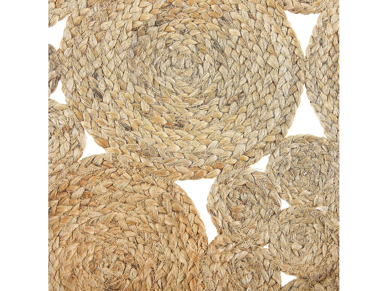 Vloerkleed GERDEK ø 135 cm Jute Beige