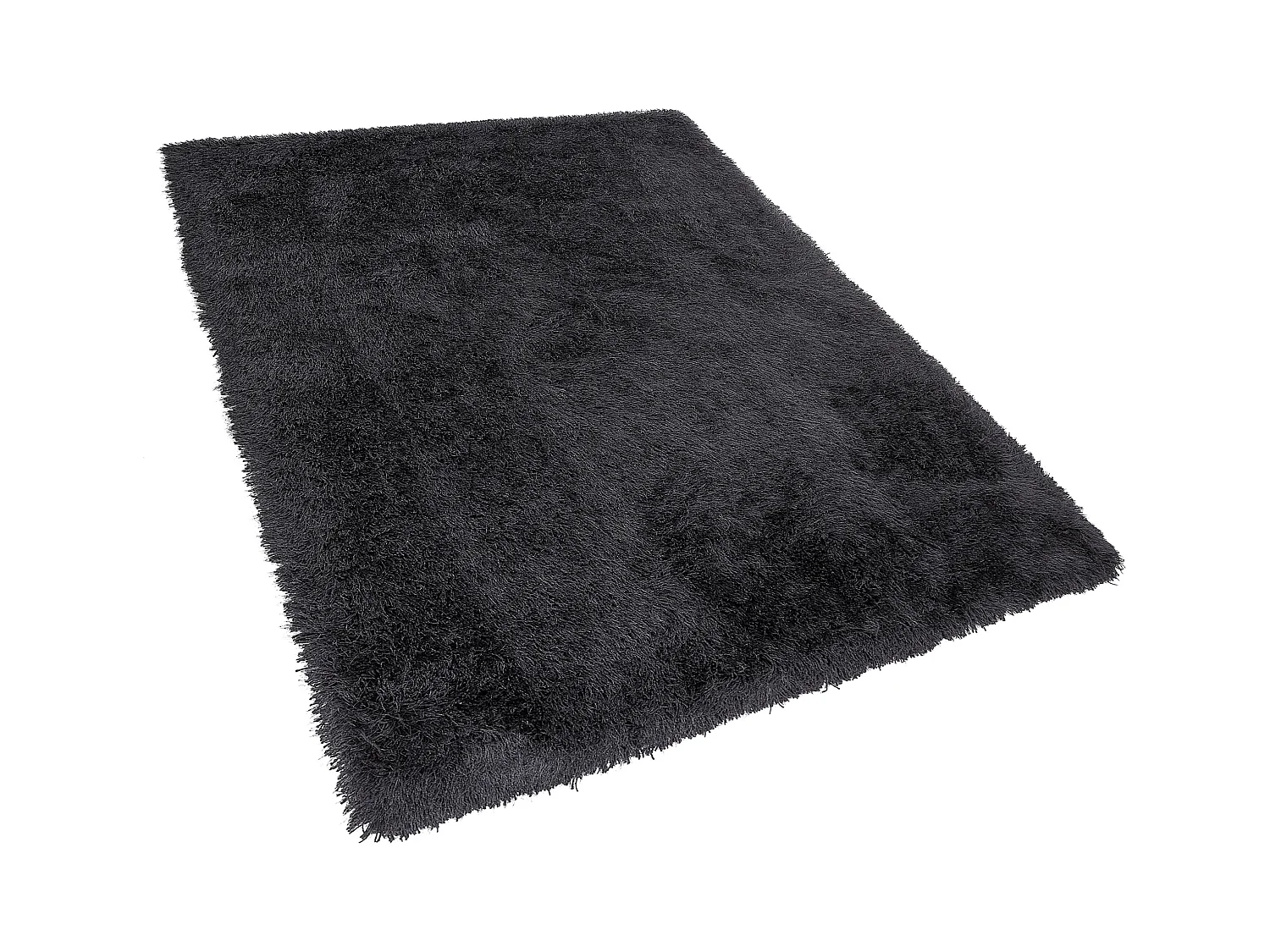 Teppich schwarz 140 x 200 cm Shaggy CIDE