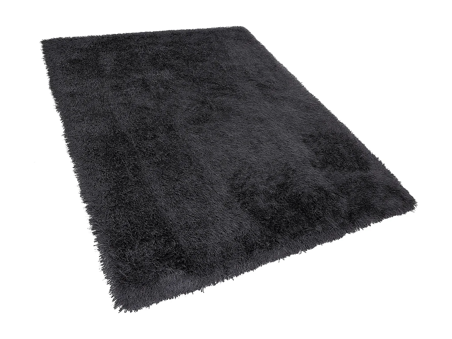 Vloerkleed polyester zwart 140 x 200 cm CIDE