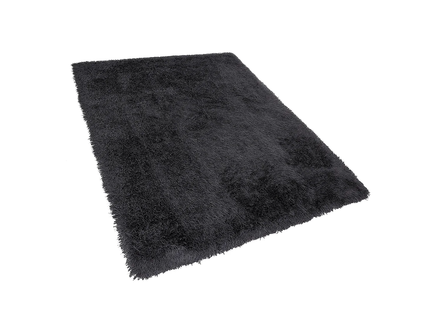 Teppich schwarz 140 x 200 cm Shaggy CIDE