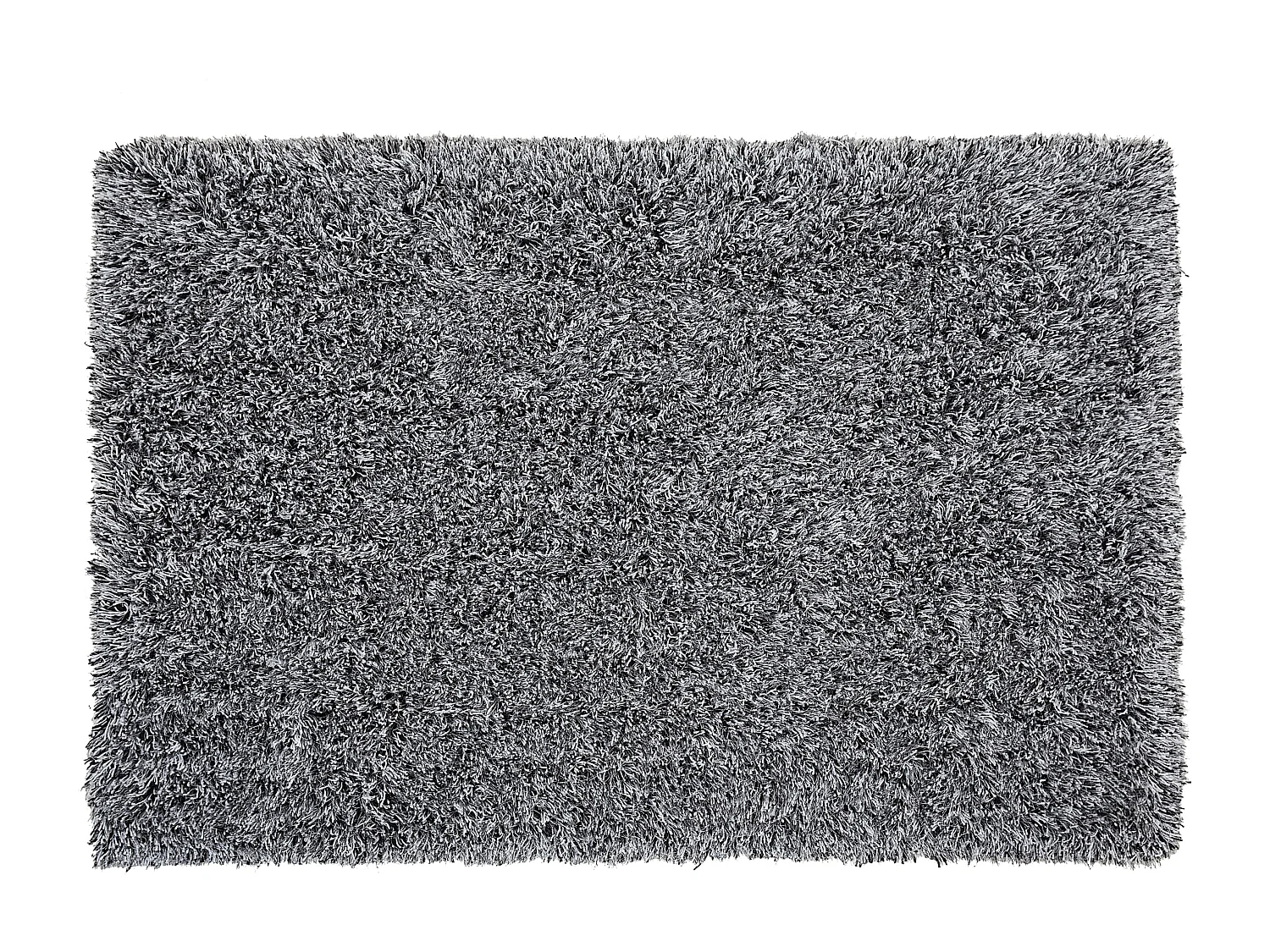 Vloerkleed polyester zwart/wit 140 x 200 cm CIDE