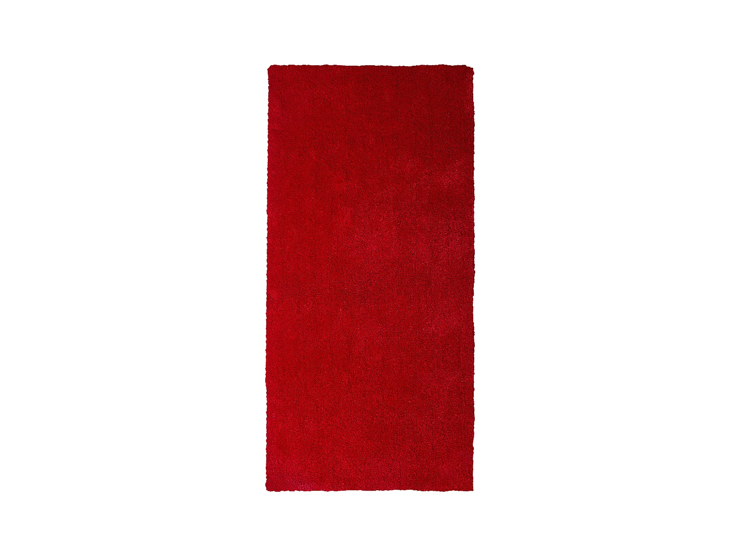 Tapis à poils longs DEMRE Rouge 80 x 150 cm